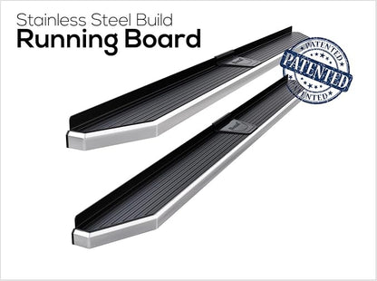 APS 6in 304 Stainless Steel (Polished Flat Style) Running Boards Side Bars Compatible with Nissan Pathfinder 2022-2026