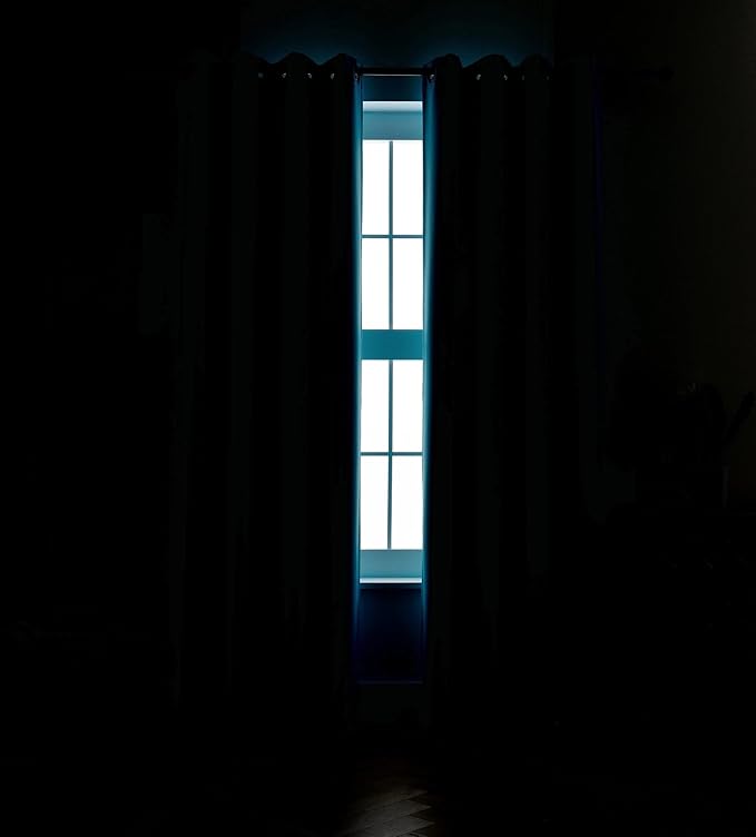 MIUCO Room Darkening Soild Grommet Window Blackout Curtains Panels