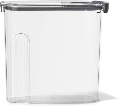 Rubbermaid Brilliance Airtight Cereal Food Storage Container, Shatterproof, BPA-Free and Dishwasher-Safe, 32oz Capacity