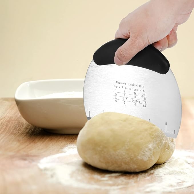 Tosnail Pastry Cutter, Dough Blender, 3 Cup Flour Sifter and Biscuit Cutter