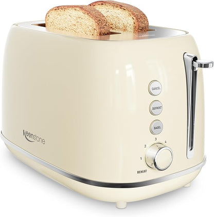 Toasters 2 Slice Retro Stainless Steel Toasters