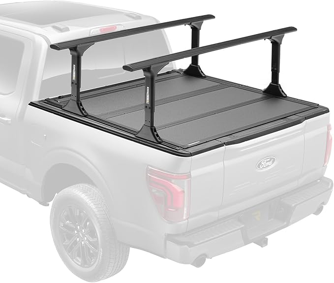 RealTruck BAK MX4 TS Hard Folding Truck Bed Tonneau Cover | 449121TS | Fits 2014-2019 Chevy/GMC Silverado/Sierra 1500/2500/3500 19' LTD/Lgcy 6' 7" Bed (80.4")