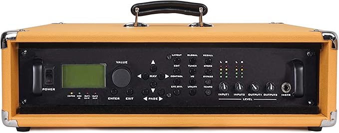 Sound Town Vintage 2U Amp Rack Case, 12.5" Depth