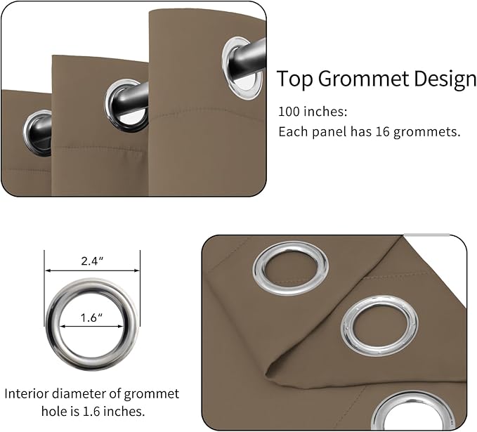Easy-Going Blackout Door Curtains