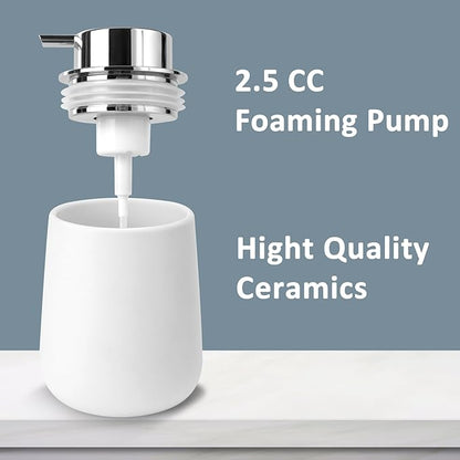 Soap Foaming Dispenser Ceramic