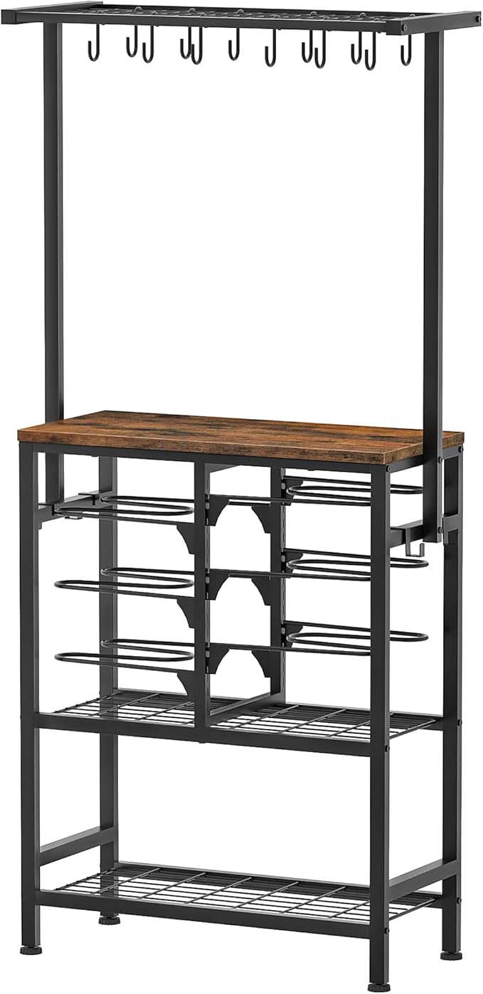 CHOEZON Pots and Pans Organizer Rack, Kitchen Bakers Rack, Kitchen Island Table