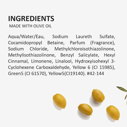 Cucina Fruits & Passion Coriander and Olive Tree Dish Detergent Duo Set, 16.9 fl oz Bottle and 33.8 fl oz Refill, Made in Canada