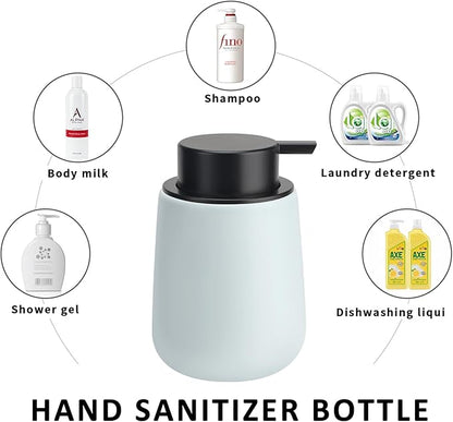 Soap Dispenser Ceramic with Easy-to-Press Pump Hand Lotion Liquid Dispenser