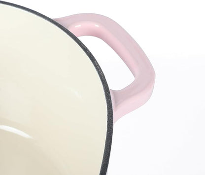 Martha Stewart Heart Shaped 4-Quart Enamel Cast Iron Dutch Oven