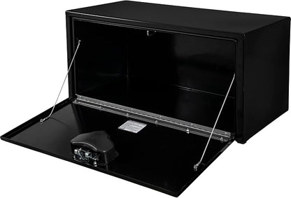 Buyers Products 1702105 Steel Underbody Truck Tool Box 18 x 18 x 36 Inch, Black Powder-Coated 14 Ga Steel, Locking Stainless Paddle Latch, Drop Door, Weather-Resistant, Made in USA