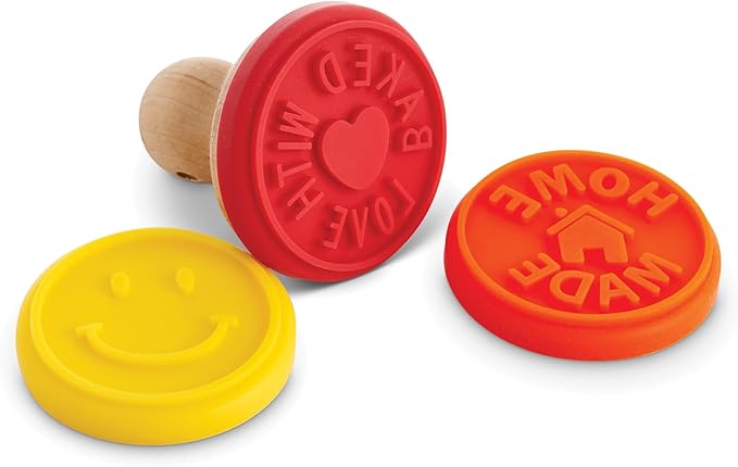 Mrs. Anderson’s Baking Cookie Stamps Trio, Non-Stick Silicone