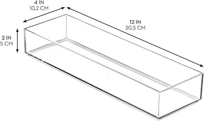iDesign Plastic Makeup Drawer Organizer Tray