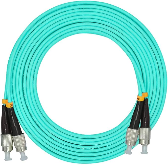 Jeirdus 50Meters 160ft Duplex 50/125 10G OM3 Multi-Mode Fiber Optic Cable