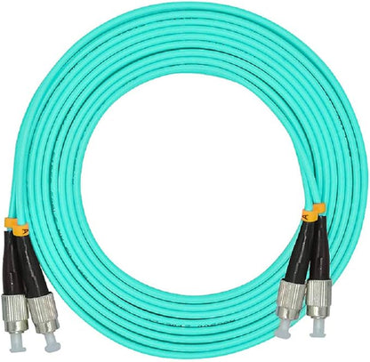 Jeirdus 50Meters 160ft Duplex 50/125 10G OM3 Multi-Mode Fiber Optic Cable