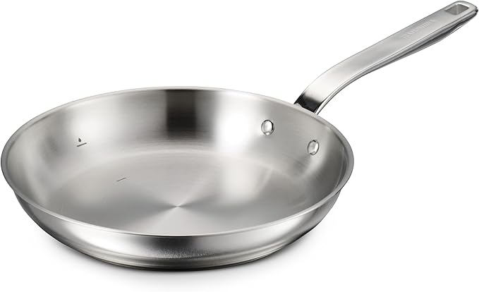 Tramontina Tempo Tri-Ply Base Stainless Steel 10-Inch Frying Pan,