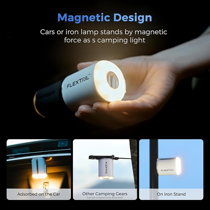 FLEXTAILGEAR Tiny Pump 2X | Rechargeable Air Pump & Camping Lantern