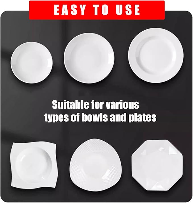 300 Pcs Plastic Bowl Covers Stretch Edging Disposable Food Covers Flexible