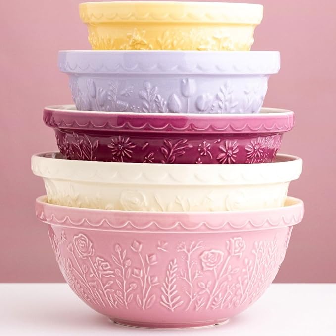 Mason Cash In The Meadow S12 Mixing Bowl | Rose