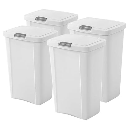 Sterilite 13 Gallon TouchTop Wastebasket Trash Can Garbage Recycle Bin