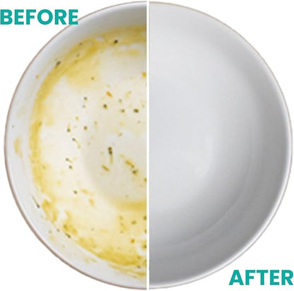 ELEMENT Dish Powder | Pre-Filled Refillable Shaker with Grease-Fighting Dish Soap | Liquidless, Plastic-Free | No Harsh Chemicals (Citrus + Vanilla, 16 OZ in Refillable Shaker)