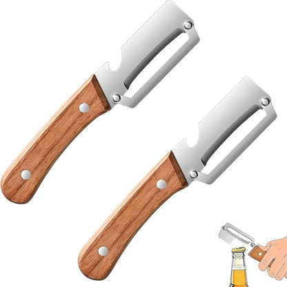 2 Pack Multifunctional Vegetable Peeler, 2-in-1 Kitchen Peeler