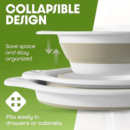 Gevoli 2-in-1 Large Collapsible Colander