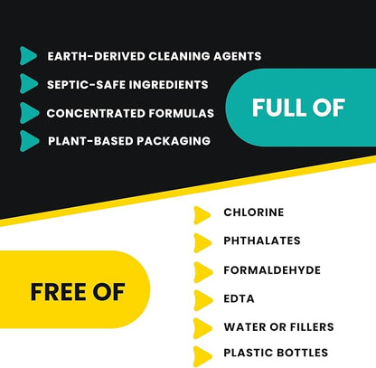 ELEMENT Dish Powder | Grease-Fighting Dish Soap | No Harsh Chemicals, Liquidless, Plastic-Free | Plant-Based Pouch (10 OZ Pouch, Citrus + Vanilla)