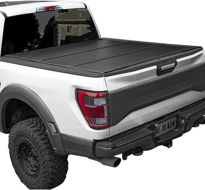 Low-pro Hard Top Tri Fold Tonneau Cover compitable with 2020-2026 Chevy Silverado/GMC Sierra 1500 6.6ft(78.9") Bed, Not for CarbonPro Bed