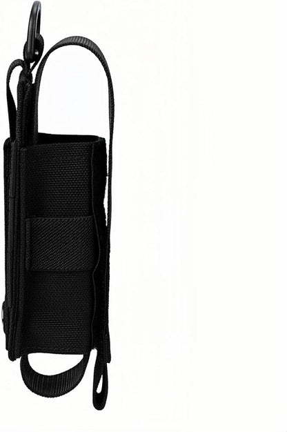 Tactical Flashlight Holster MOLLE Torch Holder MK4 OC/Mace Pepper Spray Canister Carrier EDC Flash Light Pouch Multitool Case with Strap&Snap Clip for Duty/Combat Belt Backpack Vest Chest Rig