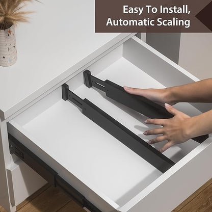 DUCOO 4 PCS Drawer Divider, Expandable Separators