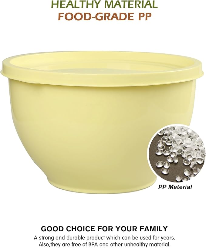 Greentainer Plastic Mixing Bowls