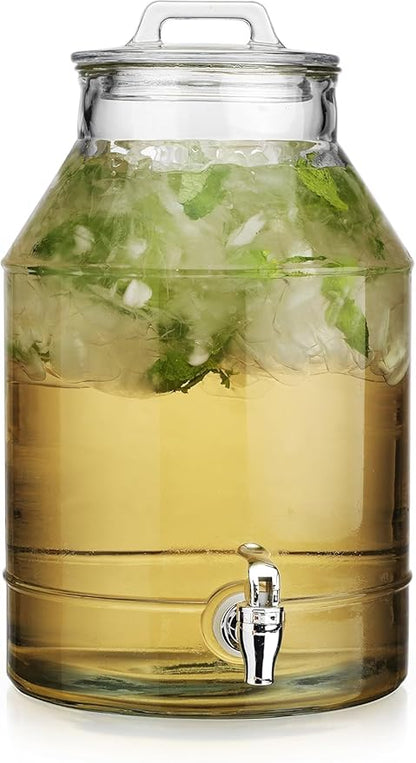 3 Gallon Glass Drink Dispensers