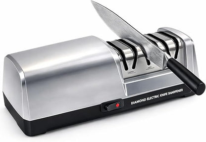Electric Knife Sharpener for Kitchen, 3-Stage Professional Kitchen Knife