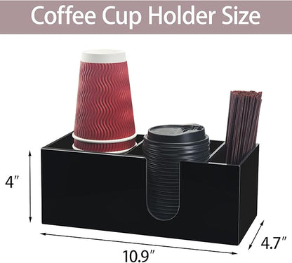 Coffee Bar Accessories and Organizer, Disposable Cup Holder