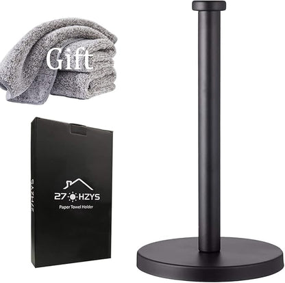 Black Standing Paper Towel Holder