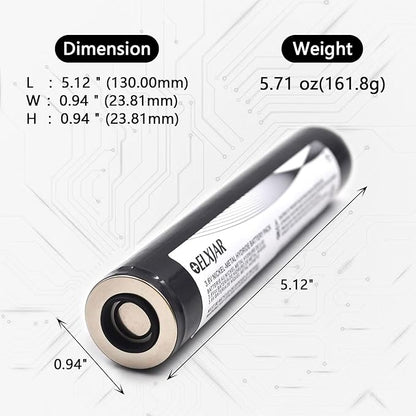 (2-Pack) 3.6V 3000mAh Ni-MH Rechargeable Battery Replacement for Streamlight Stinger DS LED HP XT 75175 75375 PolyStinger Pelican M9 Flashlight