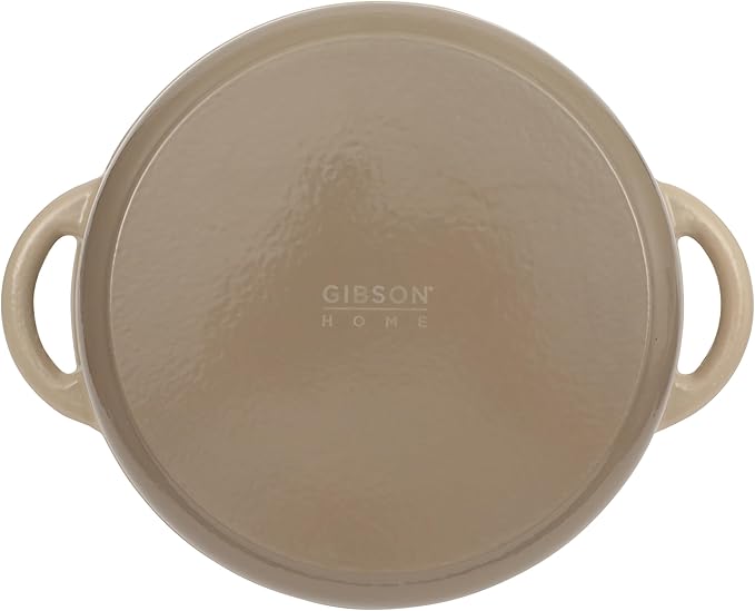 Gibson Home Addlestone 7 Qt Enameled Cast Iron Dutch Oven Pot