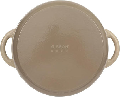 Gibson Home Addlestone 7 Qt Enameled Cast Iron Dutch Oven Pot