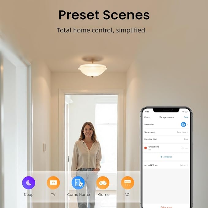 BroadLink RM5plus Smart Infrared Remote, All-in-One Universal Control Hub