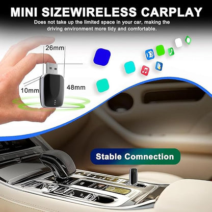 Wireless Android Auto Adapter for MG RX5 2017-2025,Converts Wired to Wireless Stable Connection Mini Size Accessories(Android 11+ Only),A