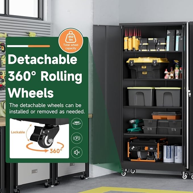 Letaya Metal Garage Storage Cabinets