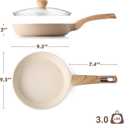 SENSARTE Ceramic Nonstick Frying Pan Skillet