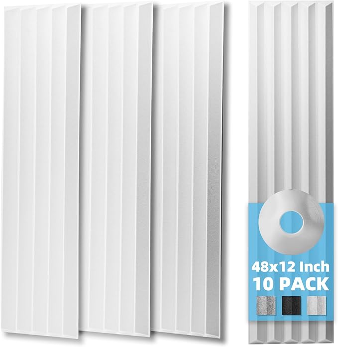 Art3d 10-Pack Peel and Stick Acoustic Panels