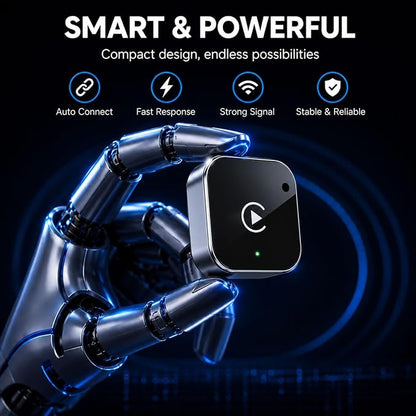 2 in 1 CarPlay Adapter for Passport 2019 2020 2021 2022 2023 2024 2025 2026, CarPlay Wireless Adapter with Auto Reconnect Fast Pairing Bluetooth Connection Compact USB Dongle