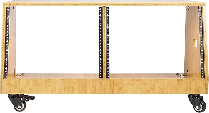 Sound Town DIY 2 x 8U Slanted Studio Rack