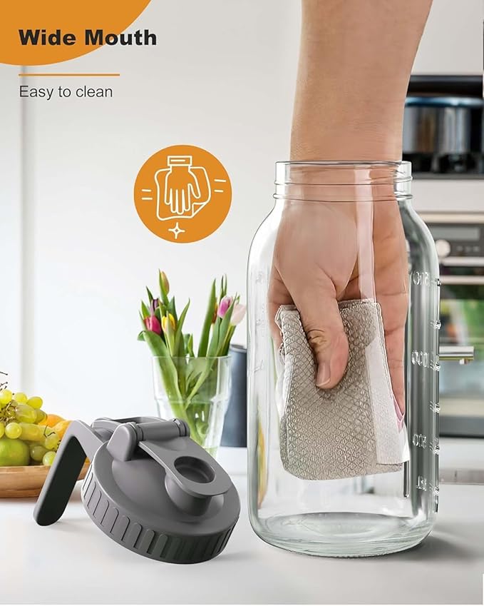 2 Pack - 64oz Glass Pitcher