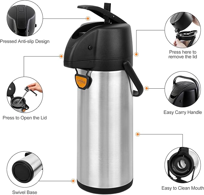 Airpot Coffee Dispenser Thermal