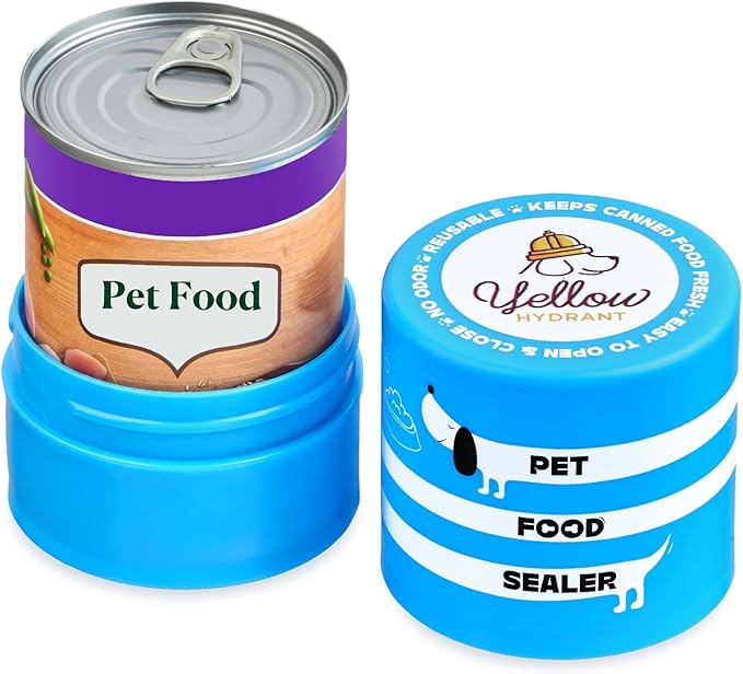 The Original Canned Dog Food Storage Container Patent Pending Reusable Airtight