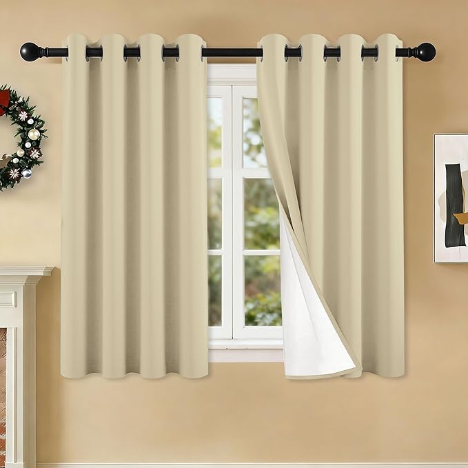 100% Blackout Curtains 54 Inch Length