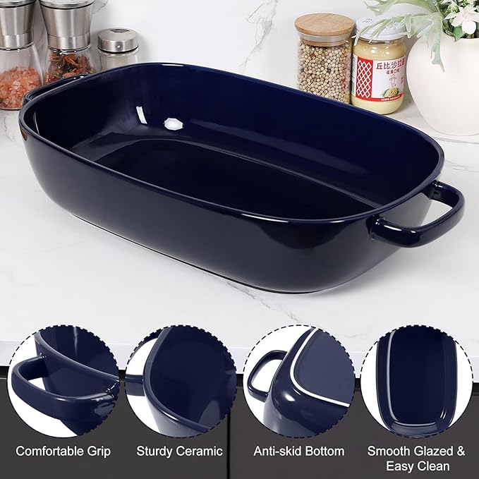 4.5 Quart Ceramic Baking Dish, Serving Bakeware